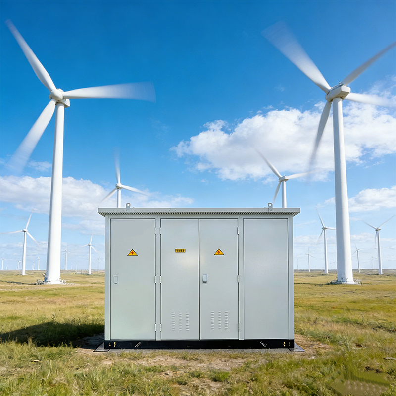 Sous-station préfabriquée d'énergie éolienne